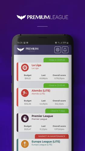 Screenshot Premium League Fantasy Game 2