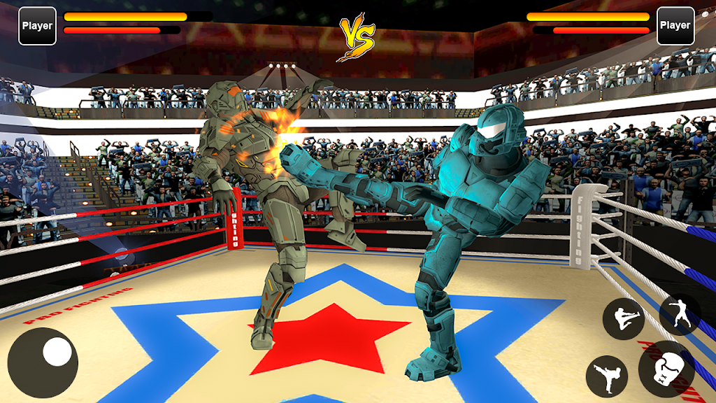 Screenshot Robot Ring Fighting Real Robot VS Superhero Robot 2