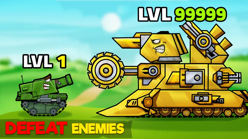 Tanks Arena io: Craft & Combat屏幕截圖1
