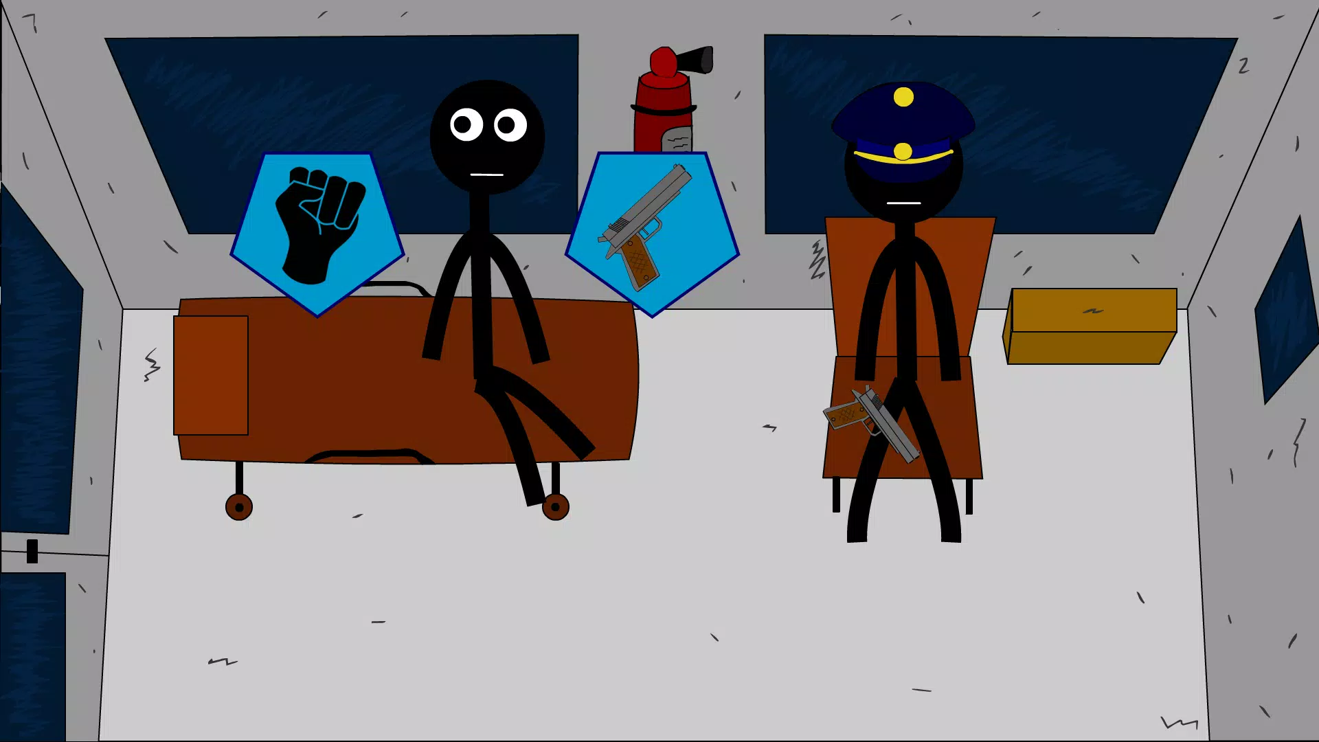 ภาพหน้าจอ Stickman Jailbreak 2，Dumb ways 3