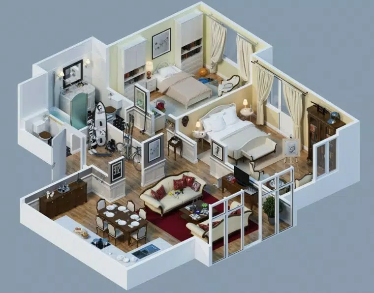 3D House Design Screenshot 1