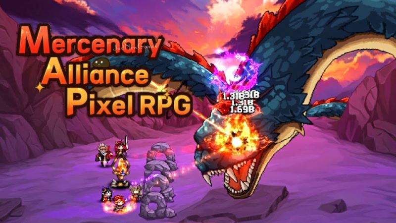 Mercenary Alliance: Pixel RPG ကိုဖန်သားပြင်1