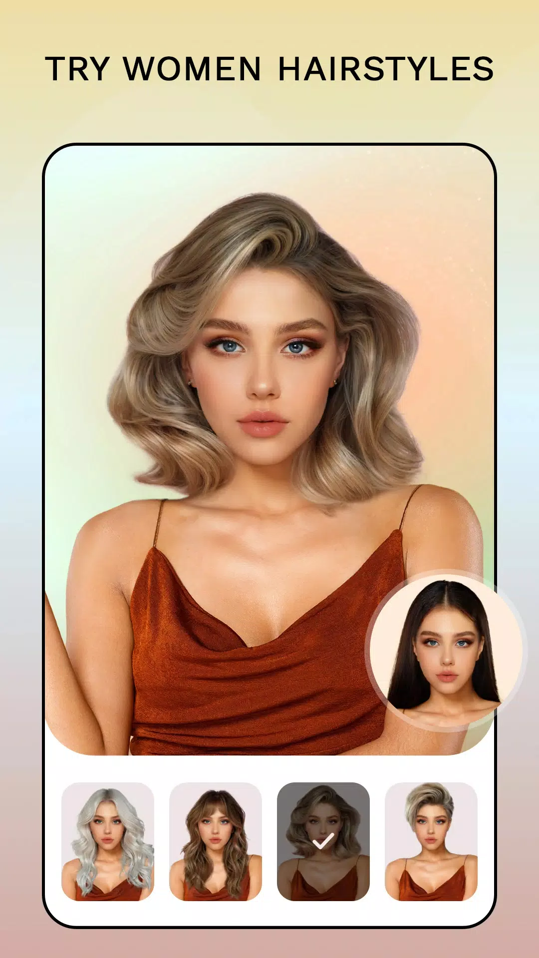 Hair Color Changer: Hairstyles экрана 2