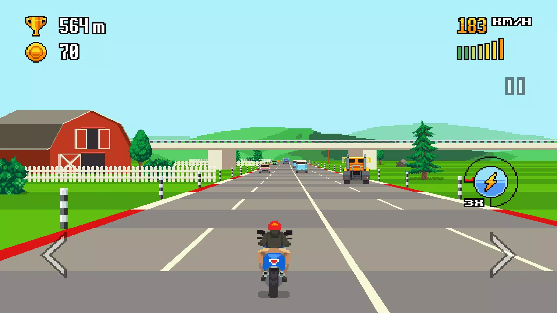 Retro Highway screenshot 1