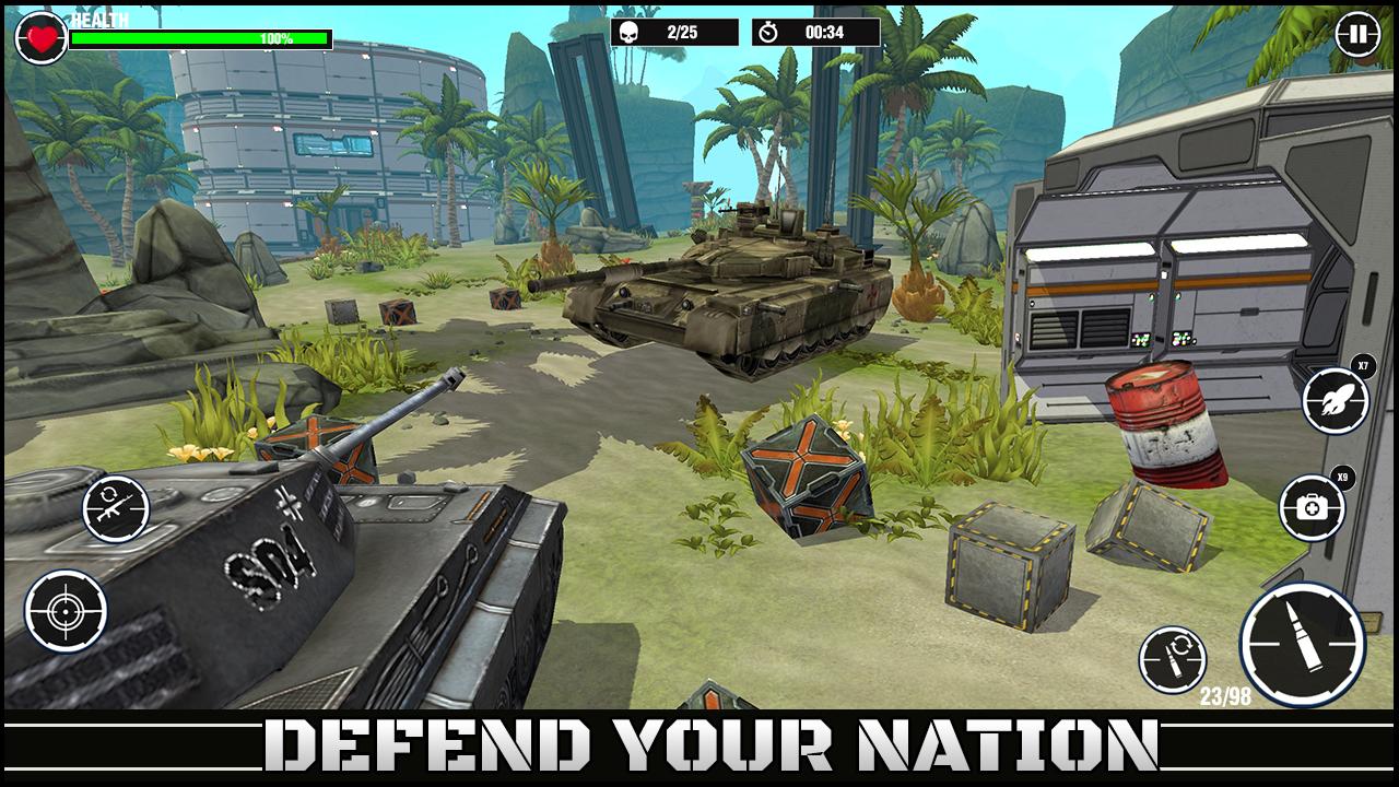 World War Army: Tank War Gamesスクリーンショット3