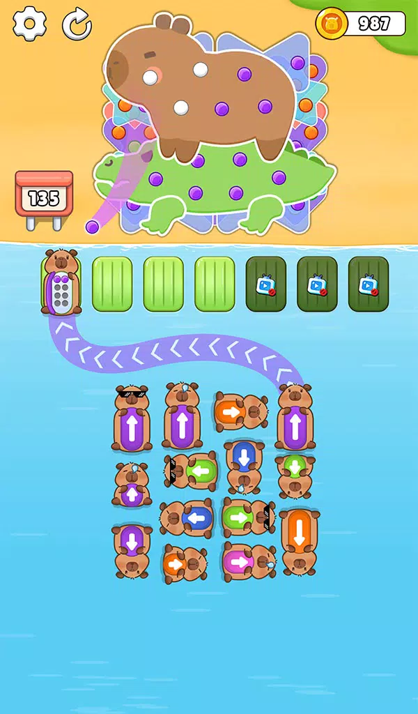 Screenshot Capybara Mania: Jam Escape 1