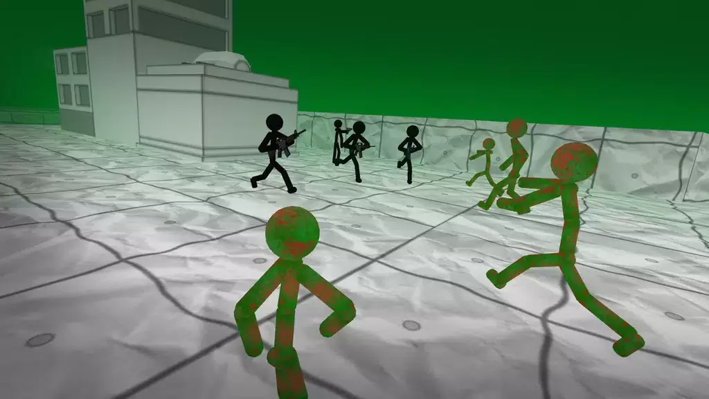 Stickman Zombie 3D screenshot 2