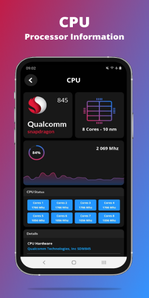 G-CPU:Monitor CPU, RAM, Widget屏幕截圖3