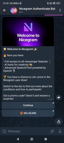 Nicegram: AI Chat for Telegram स्क्रीनशॉट 2