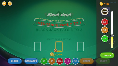 ภาพหน้าจอ Blackjack - Casino World 2