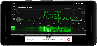 Sound Analyzer Basic экрана 4