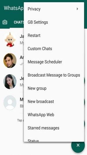 GB WhatsApp 17.80 ကိုဖန်သားပြင်2