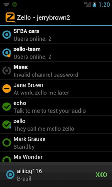 Zello Walkie Talkie zrzut ekranu 4