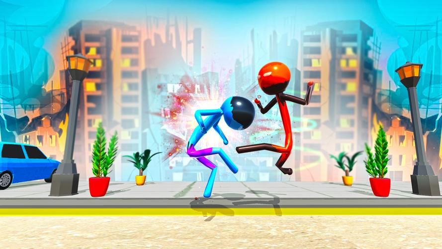 Stickman Ninja Fight: Ropehero屏幕截圖3