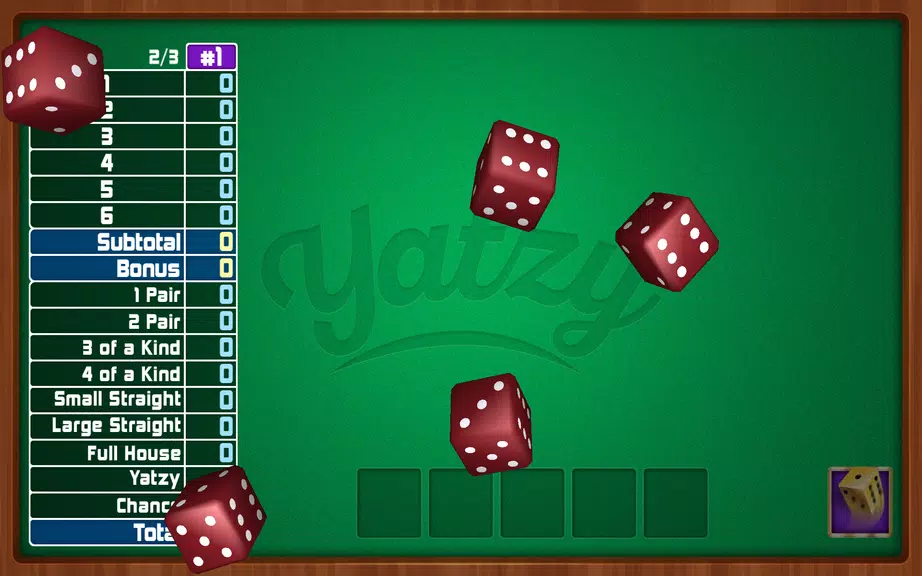 Yatzy Dice Game экрана 1