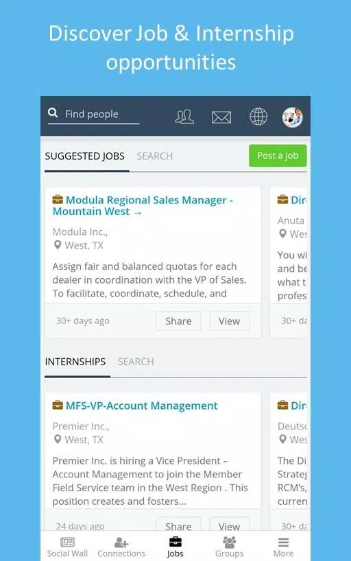 LatInc Professional Network Screenshot 3