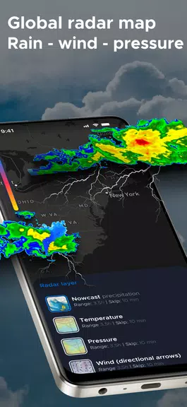 Overdrop: Weather today, radar screenshot 3