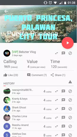 uTubeX - Views, subs, likes and comments exchange captura de pantalla 3