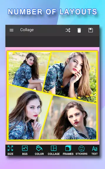Pic Frames Collage ekran görüntüsü 4