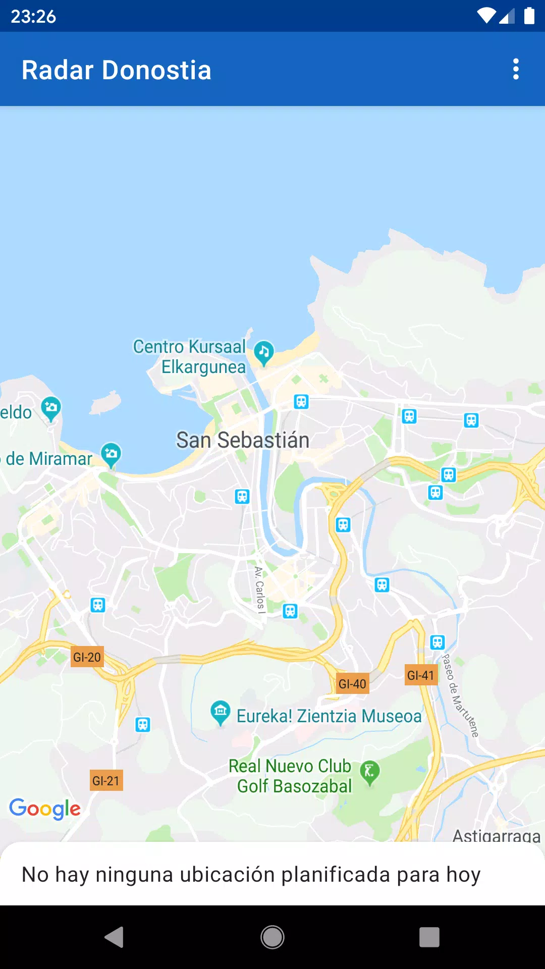Radar Donostia screenshot 2
