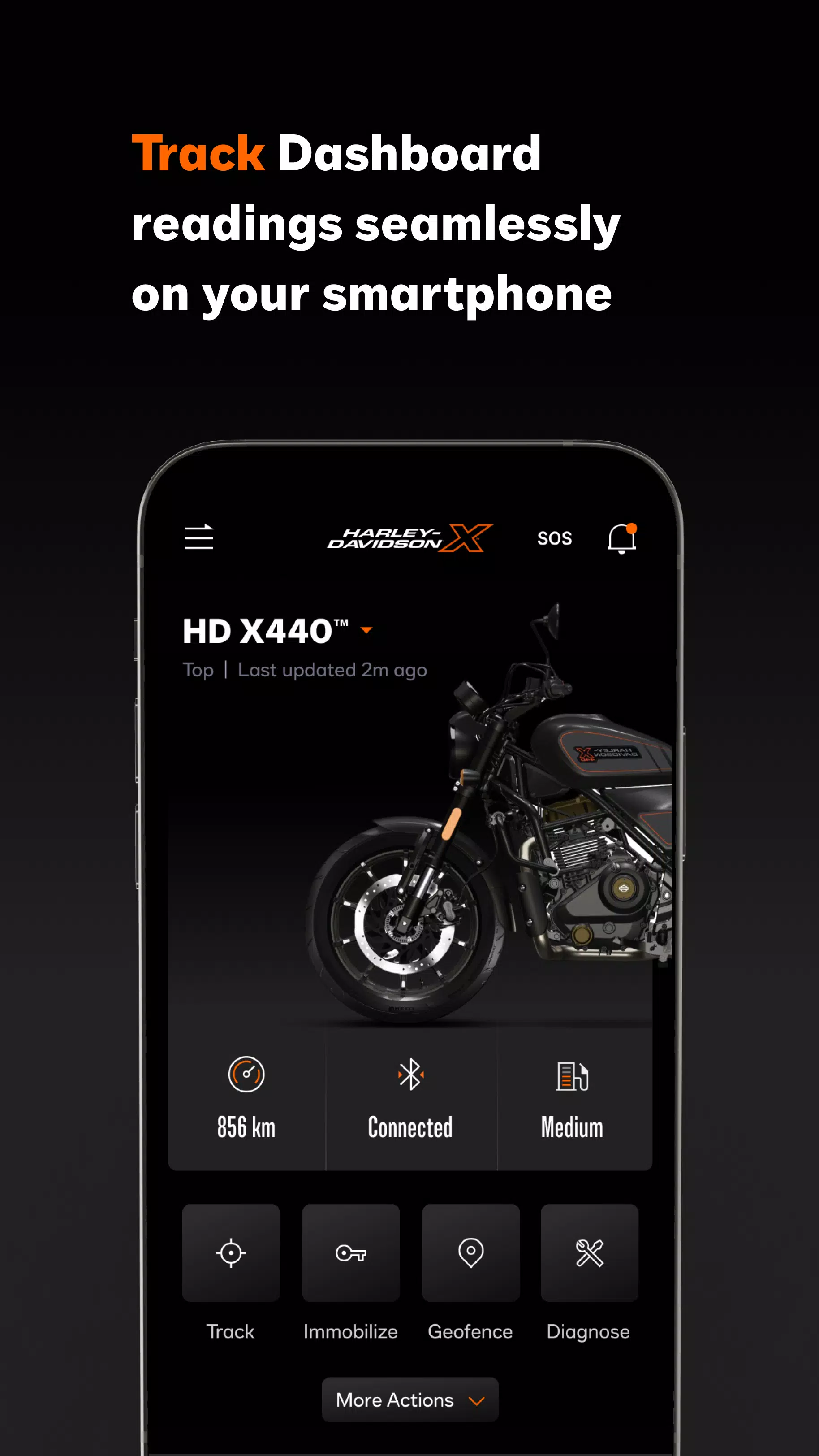 ภาพหน้าจอ Harley-Davidson Connect 1