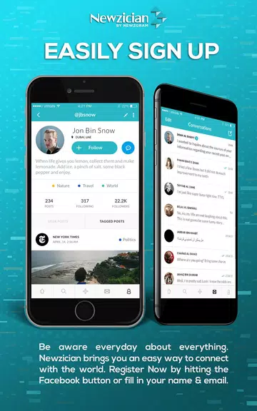 ภาพหน้าจอ Newzician - Social news app 2