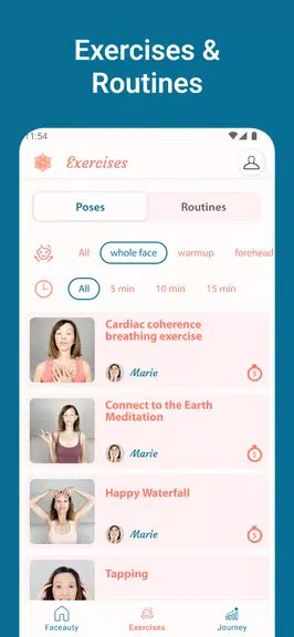 Face Yoga Exercise - Faceauty屏幕截圖2