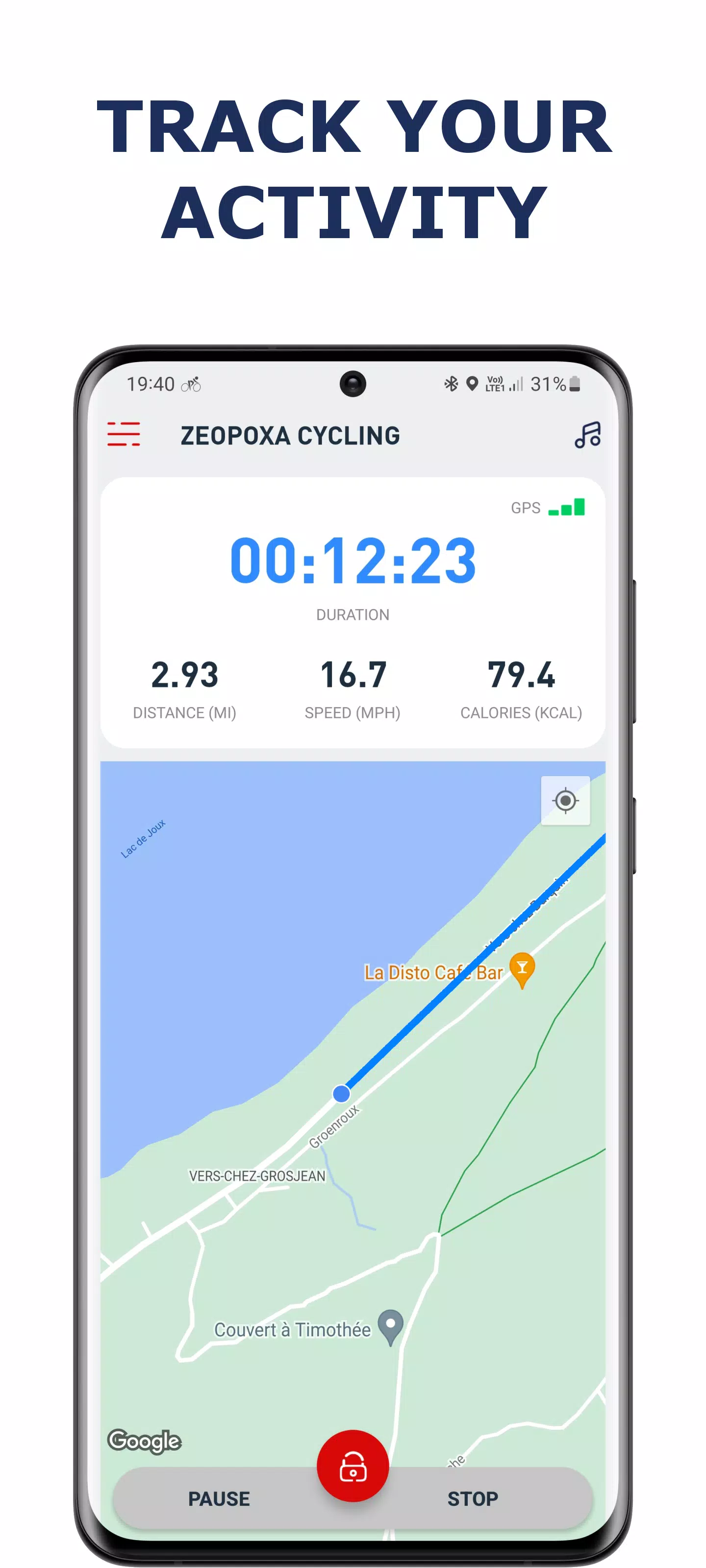 Cycling app - Bike Tracker屏幕截圖1