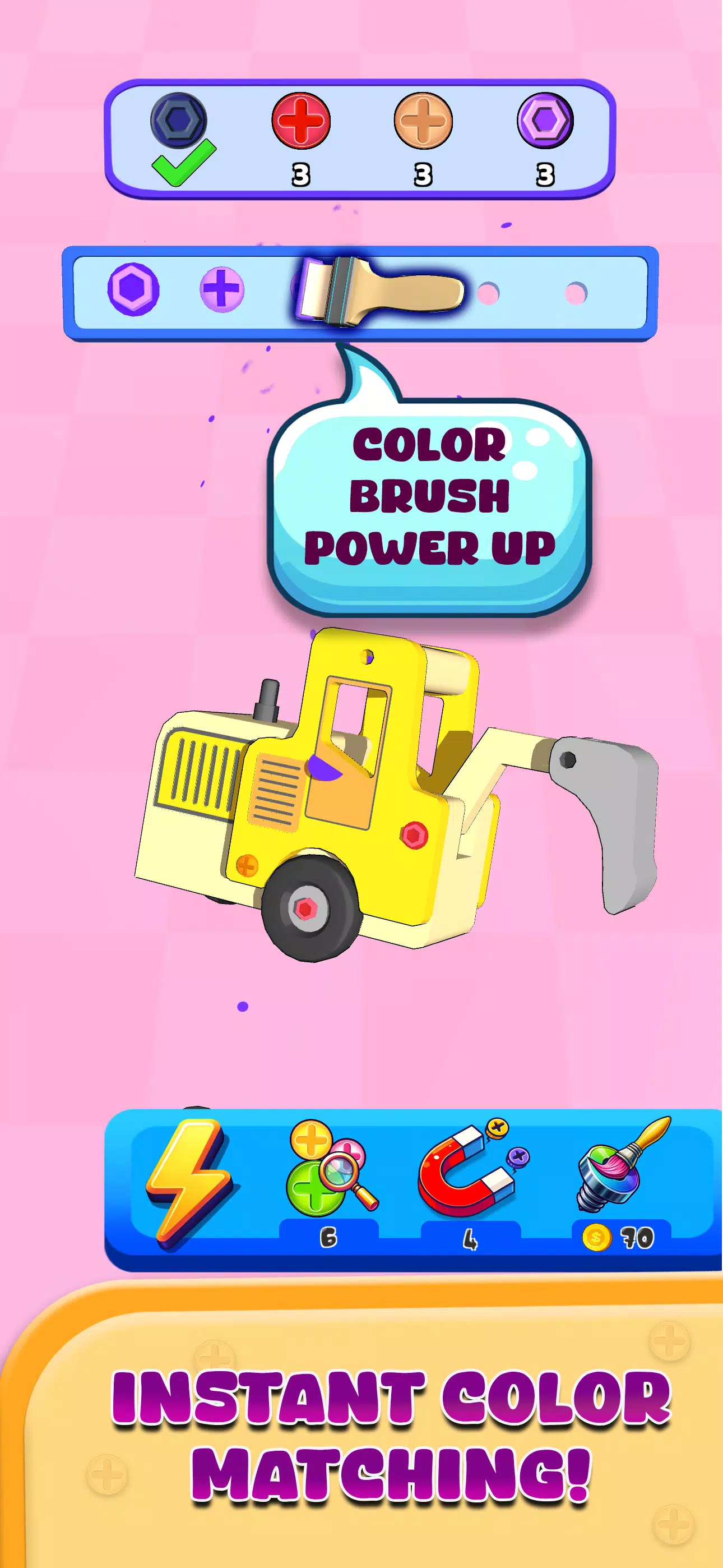 Screenshot Color Screw Unscrew and Match 4