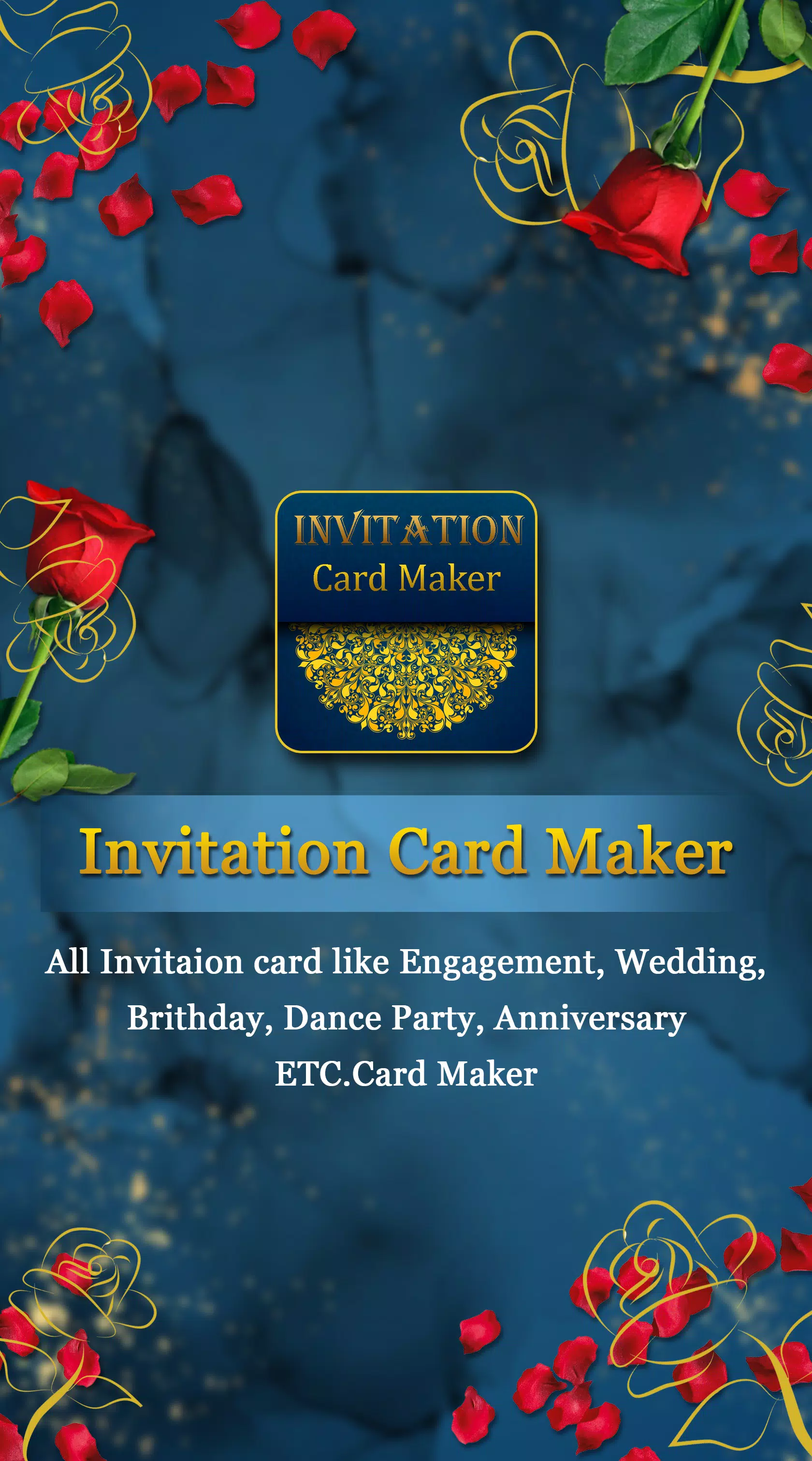 Invitation Card Maker स्क्रीनशॉट 1