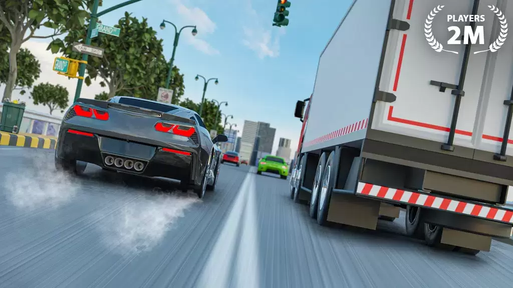 Turbo Traffic Car Racing Game屏幕截圖1