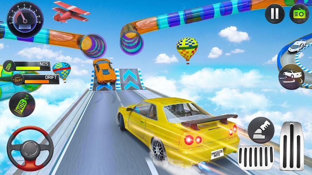 Mega Ramp Car Stunts Race 스크린샷 2