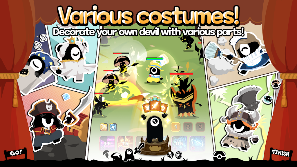 ภาพหน้าจอ Awesome Devil: Idle RPG 3