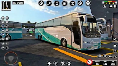 Euro Bus Simulator City Bus captura de pantalla 1