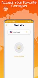 Flash VPN Unlimited Fast Proxy 스크린샷 4