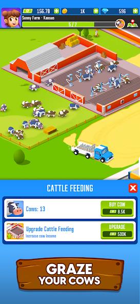 Milk Farm Tycoon Mod ekran görüntüsü 2