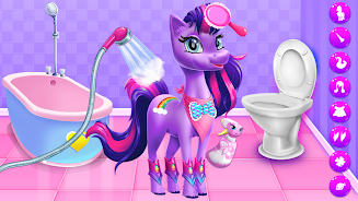 Magical Unicorn Candy World screenshot 1