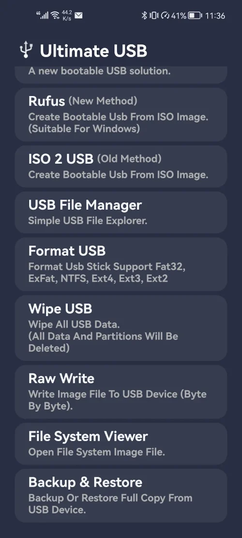 Ultimate USB screenshot 2