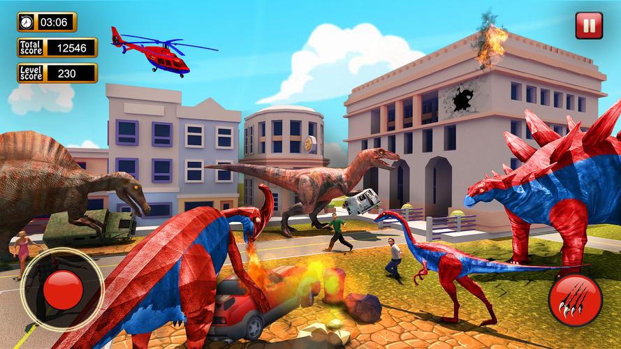 Dinosaur Games City Rampage Capture d’écran3