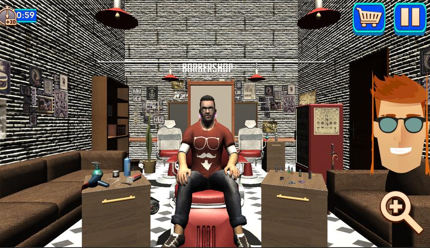 Real Barber Haircutting Shop 스크린 샷 3