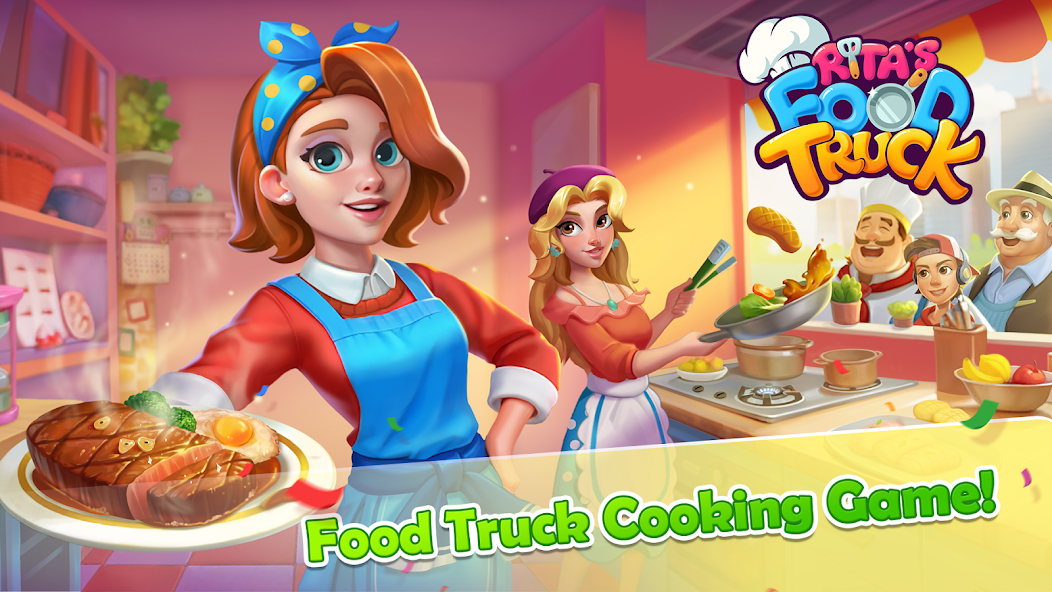 Rita’s Food Truck:Cooking Game Mod屏幕截圖1