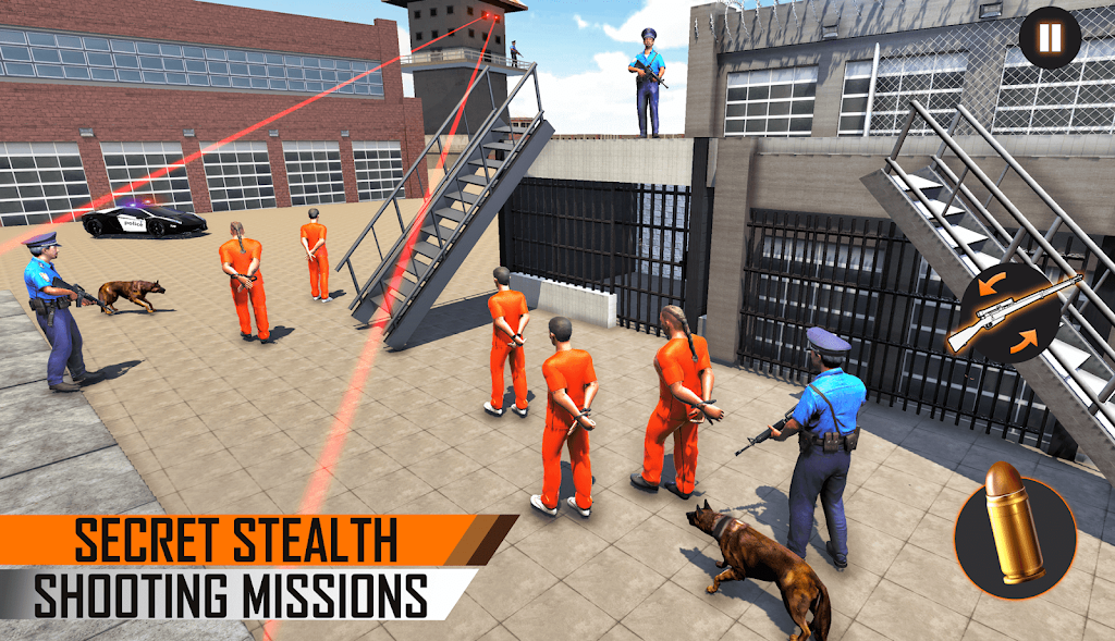 Prisoner Sniper Shooting 3D Gun Games screenshot 1