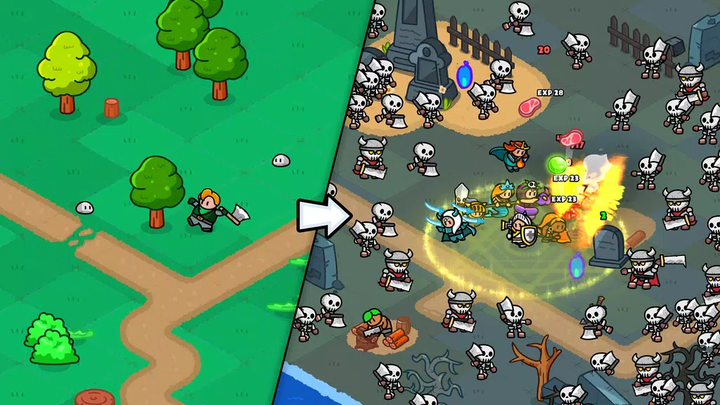 Rumble Heroes - Adventure RPG screenshot 1