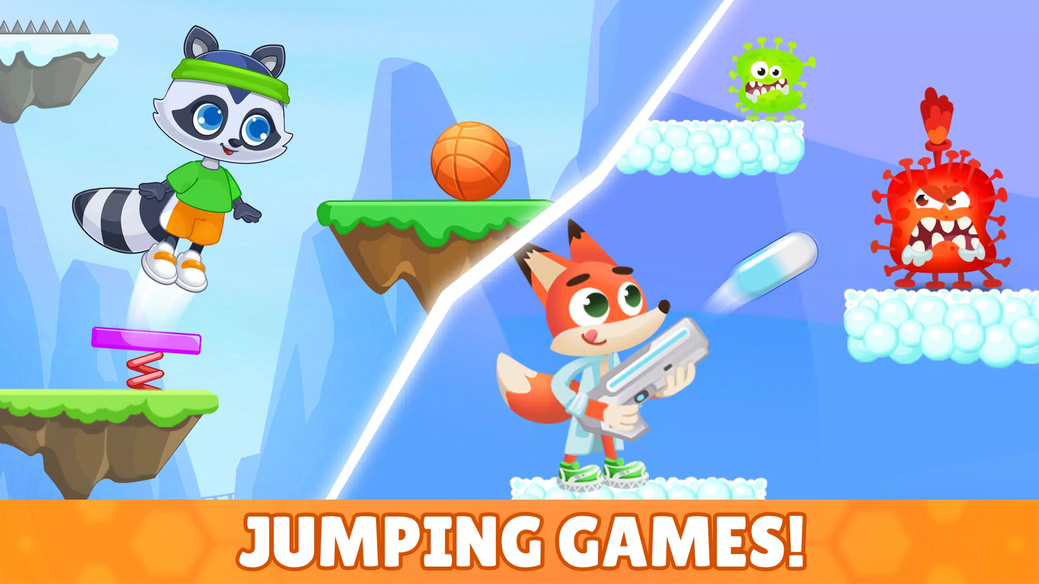 Just jump and run! Kids game!屏幕截圖3