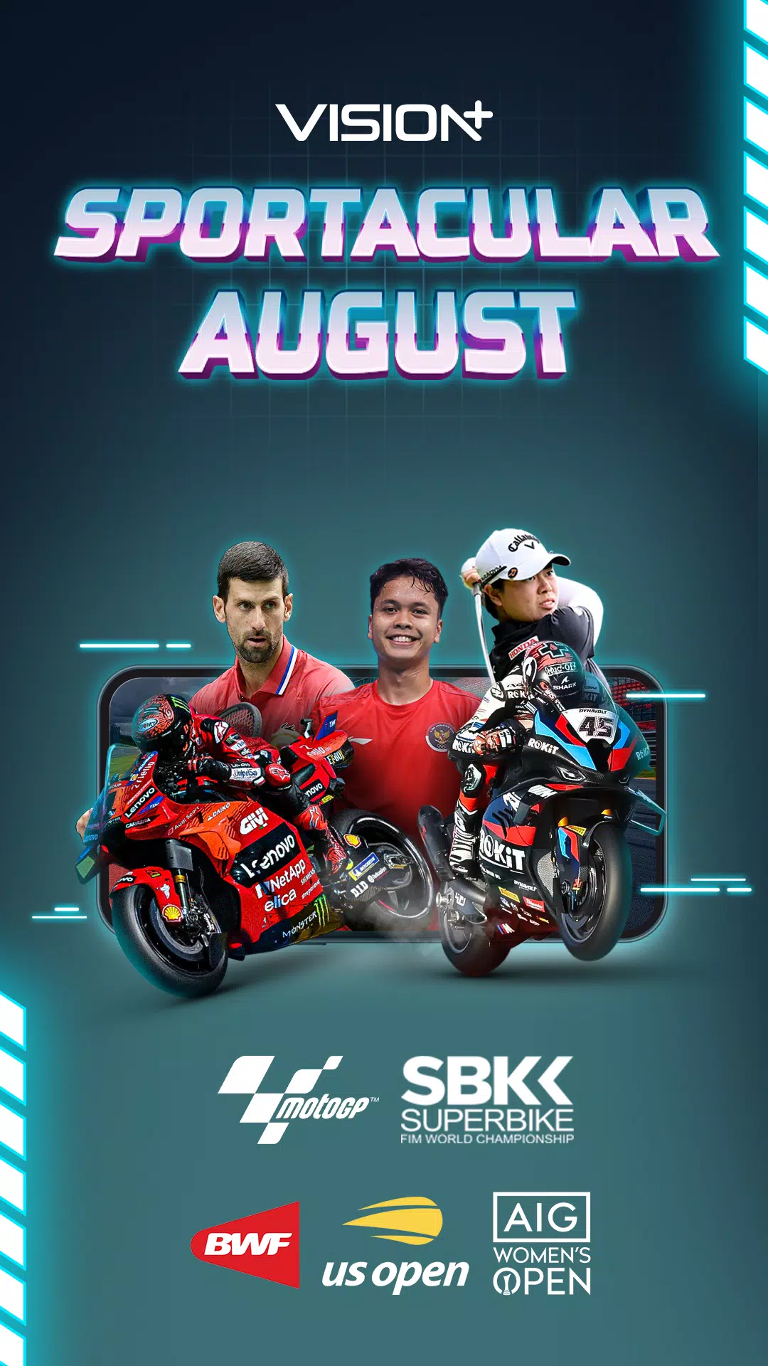 Vision+: Live, Sports & Series Screenshot 2