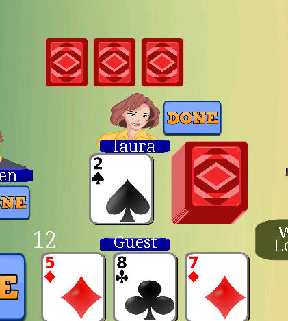 thirty one - 31 card game by makeup games屏幕截圖3