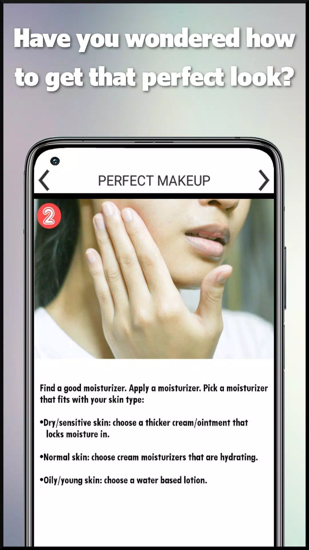 Makeup guide screenshot 2