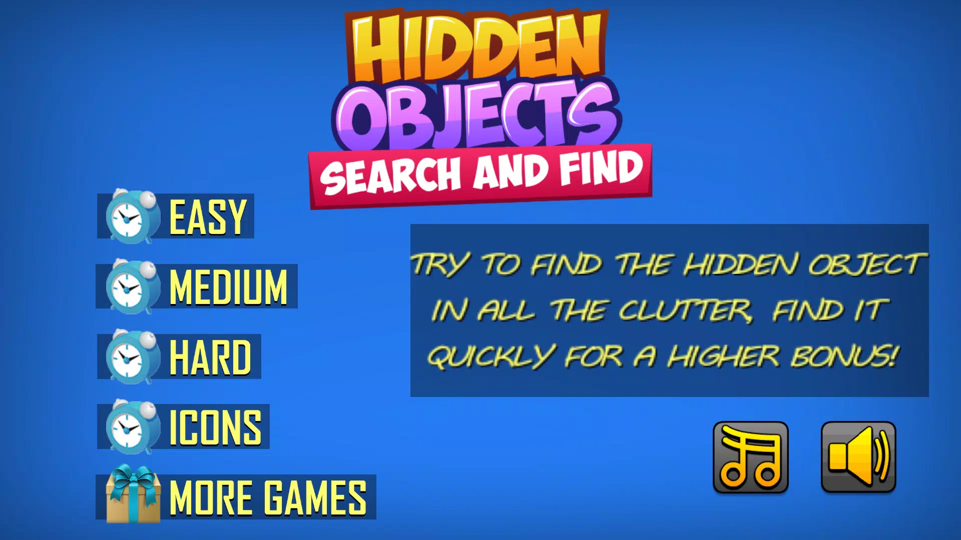 ภาพหน้าจอ Hidden Objects Seek and Find 1