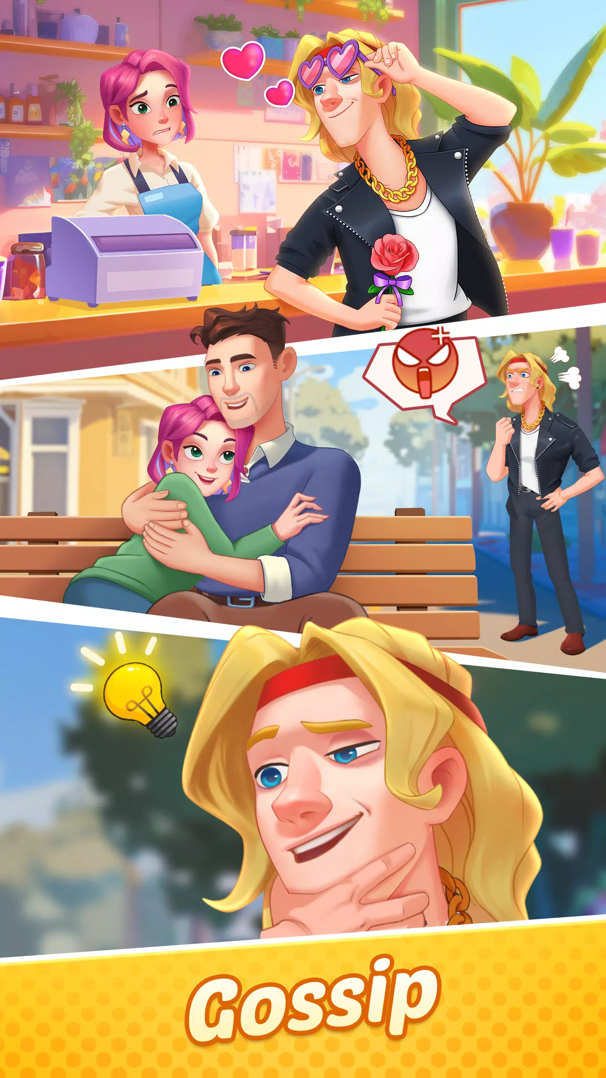 Gossip Street: Merge & Story screenshot 1