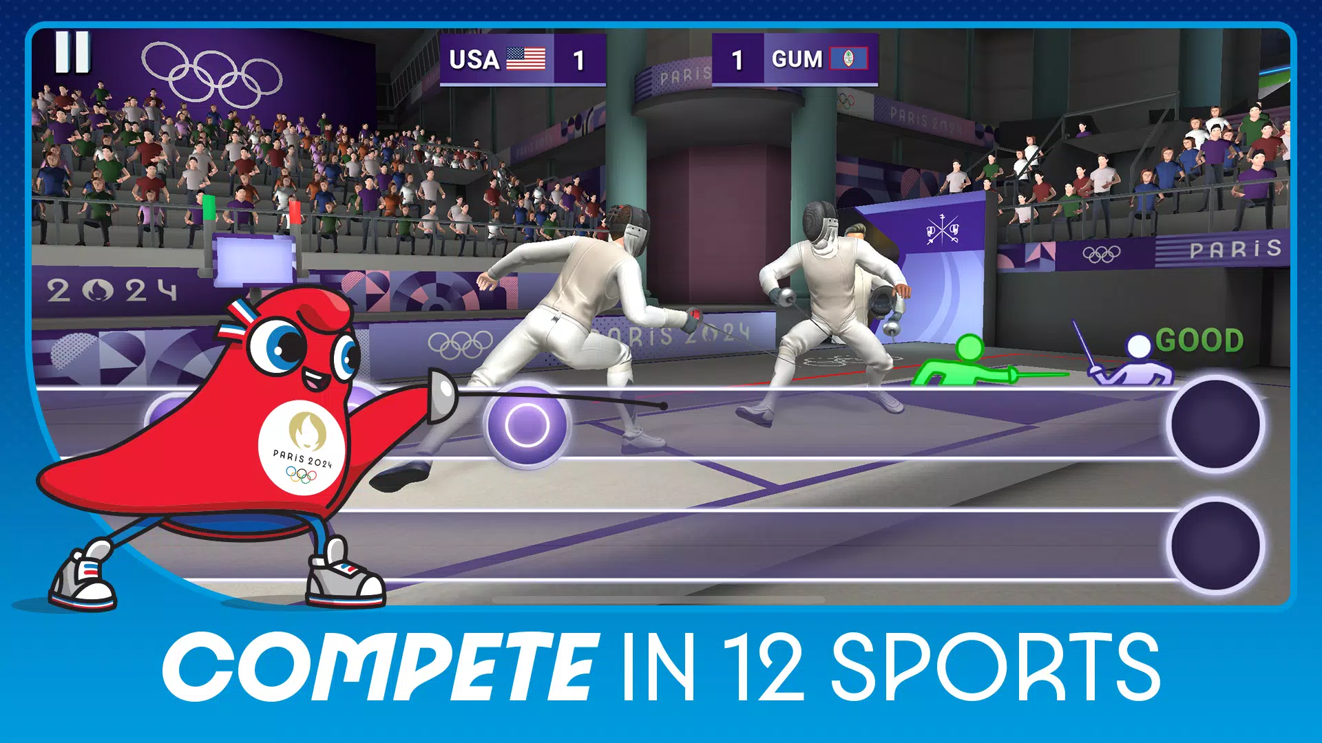 Olympics™ Go! Paris 2024 Screenshot 1